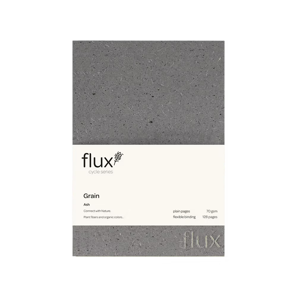 Flux Notebook Cycle Mini A6 Notebook Grain Ash
