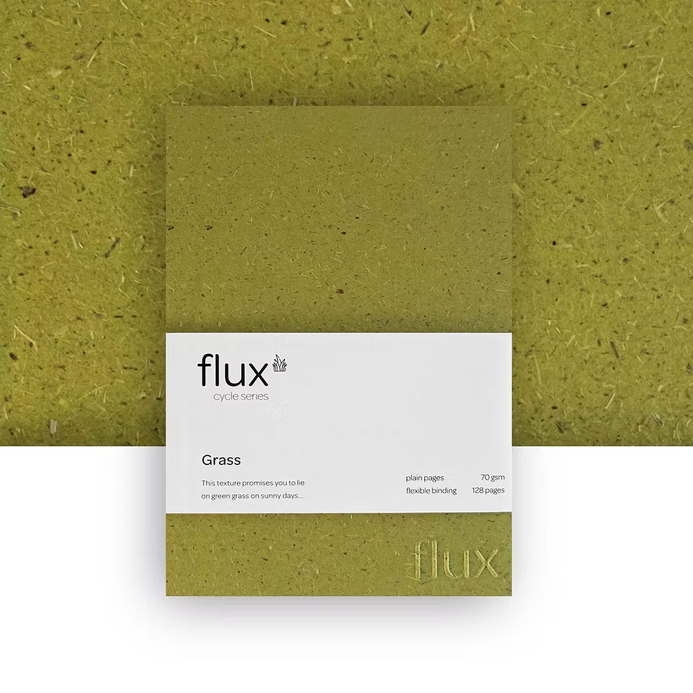 Flux Notebook Cycle Mini A6 Notebook Grass