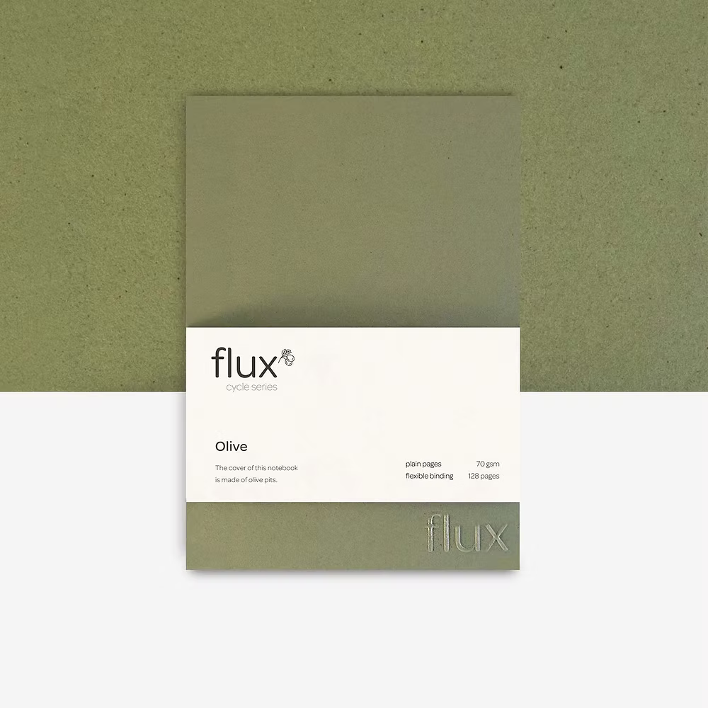 Flux Notebook Cycle Mini A6 Notebook Olive