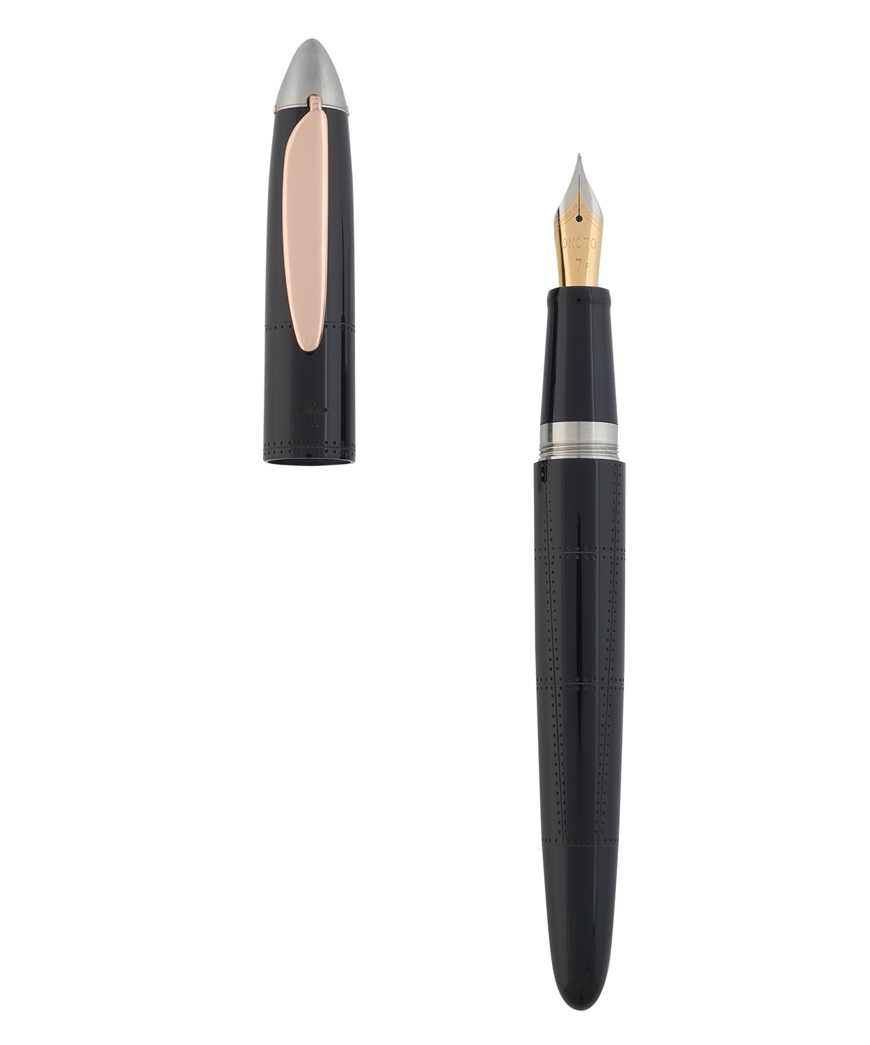 The Aviator Stealth Black Fountain Pen