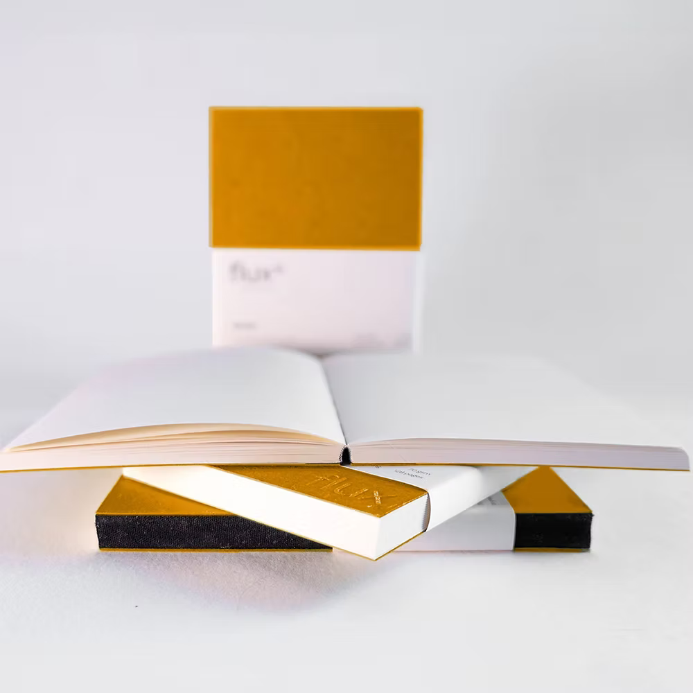 Flux Notebook Cycle Midi A5 Notebook Grain Saffron