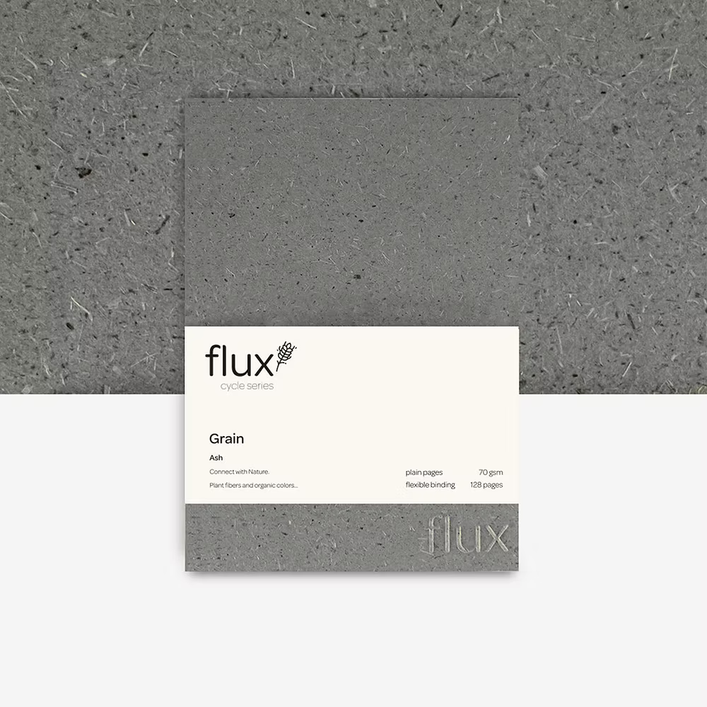 Flux Notebook Cycle Mini A6 Notebook Grain Ash