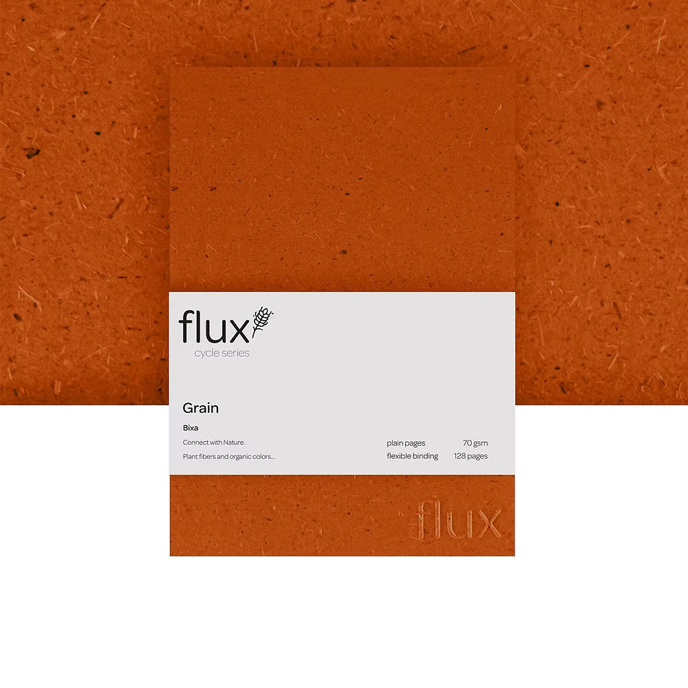 Flux Notebook Cycle Mini A6 Notebook Grain Bixa