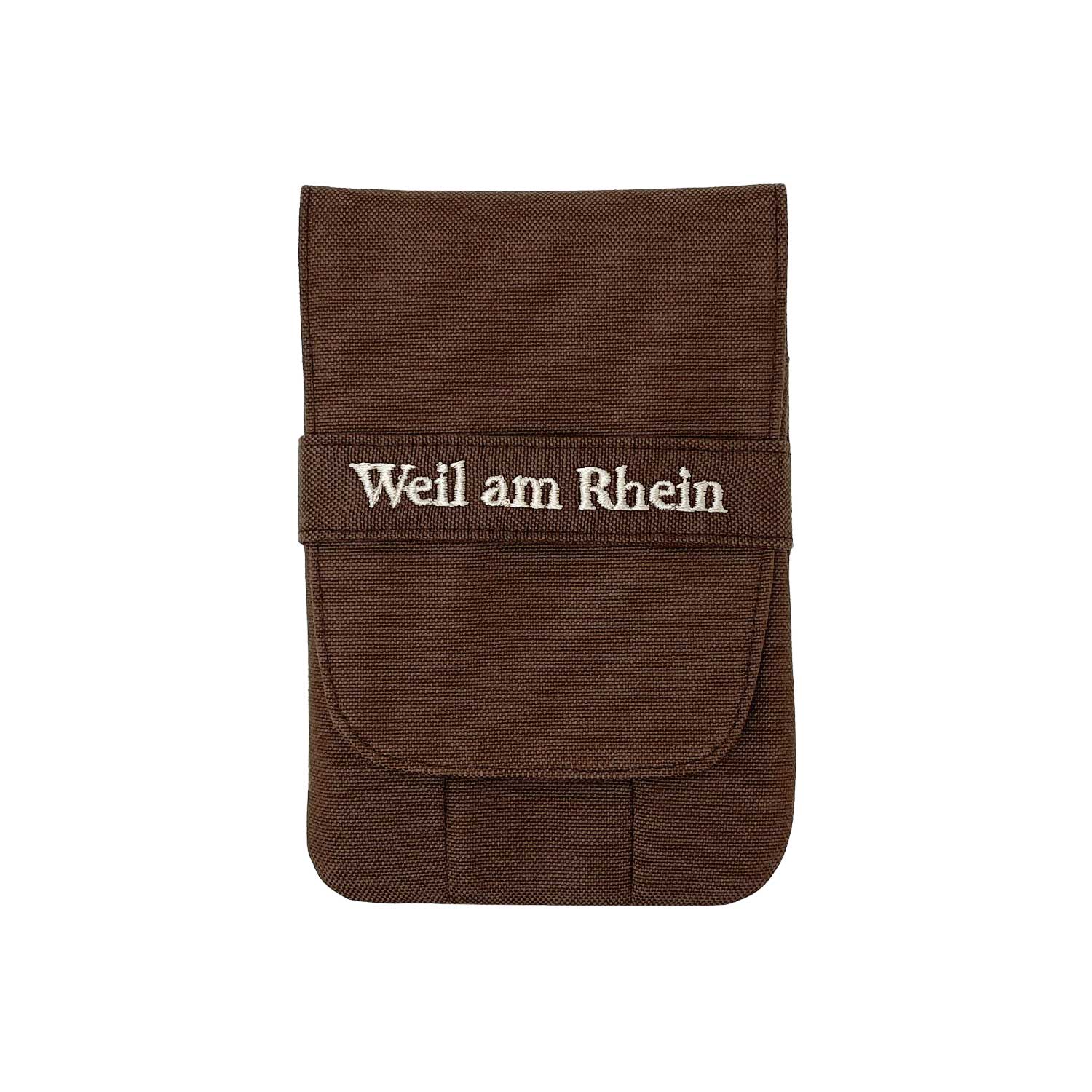 Triple Pen Case Brown